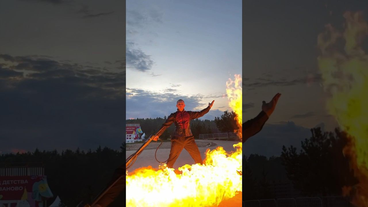 Огненных дел мастер #fireshow #огненноешоу #extravaganzashow