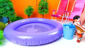 Видео для детей. Лол РУСАЛОЧКА в ракушке - Бассейн для русалки Лол. Играем в куклы