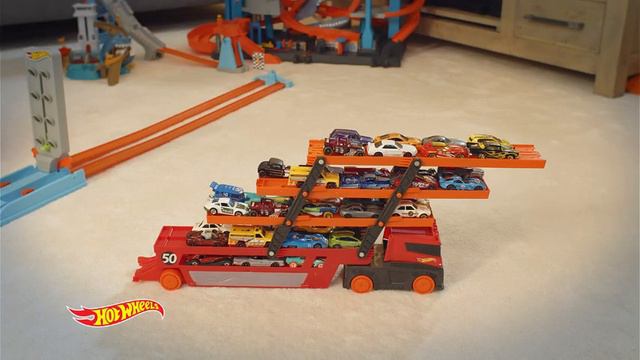 Мега транспортьор автовоз Hot Wheels | Комсед смотреть онлайн
