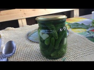 Корнишоны консервированные