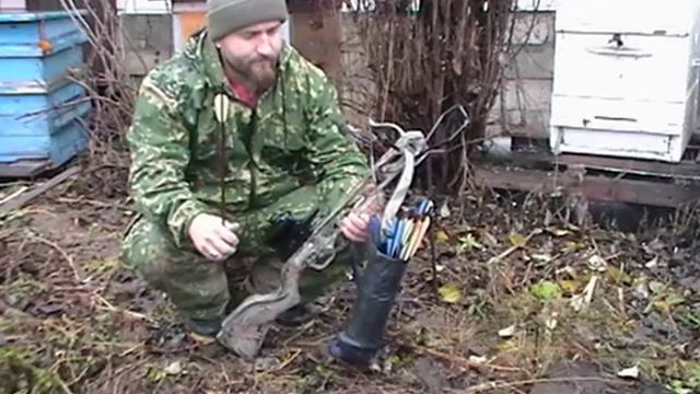 Арбалет Интерлоппер Скорпион (Стрельба по живой птице)
