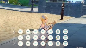 Genshin impact опенинг на лире Demon Slayer op1