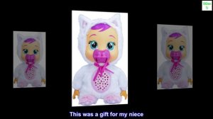 Cry Babies Goodnight Starry Sky Daisy - 12'' Bedtime Baby Doll | Plays 5 Lullabies & Night Light