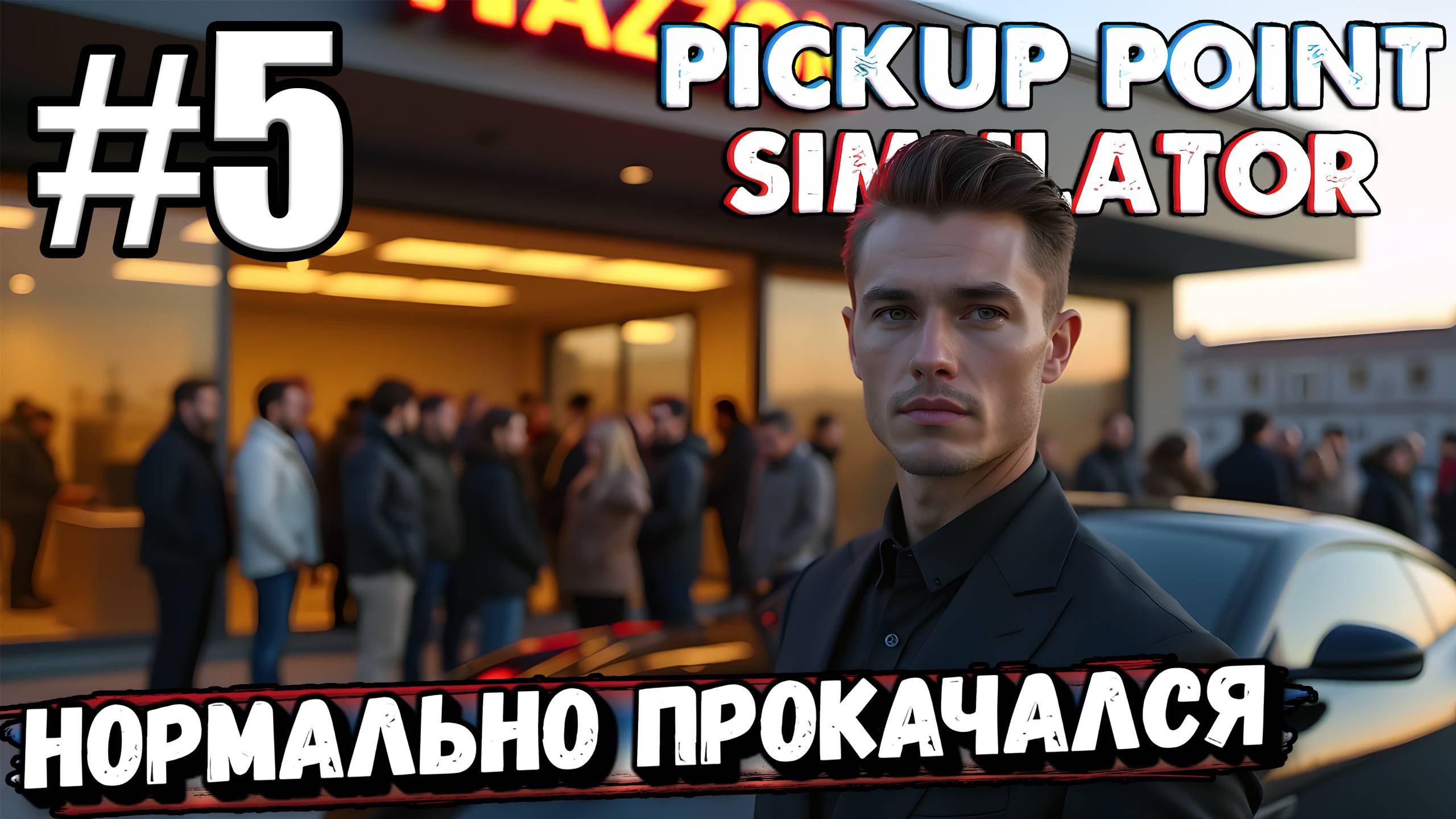 ДЕНЬГИ, ТАЧКА, СКЛАД И ТОЛПЫ НАРОДУ! НАКОНЕЦ-ТО УВЕЛИЧИЛ ПОМЕЩЕНИЕ В ► Pickup Point Simulator #5