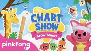 I Wanna Grow Taller! | Best Kids Songs | Pinkfong Chart Show | Pinkfong Songs for Children