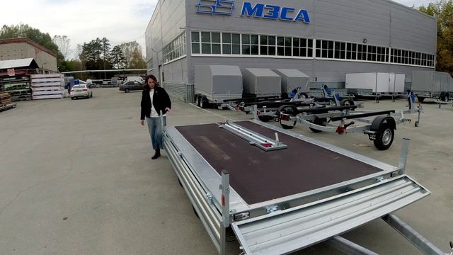 Обзор прицепа для коммерческих перевозок МЗСА 817738 исп. 001 смотреть онлайн