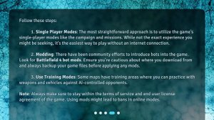 How can I play Battlefield 4 offline with bots?