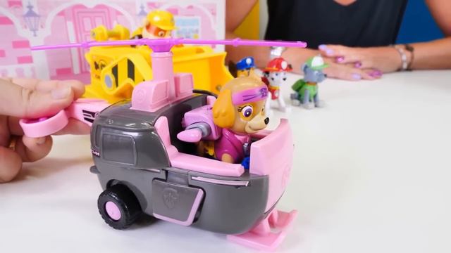 Paw Patrol in Nicoles Spielzeug Kindergarten - Lehrreiches Video für Kinder - 2 Folgen am Stück