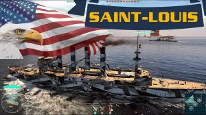 World of Warships.SAINT-LOUIS отличный крейсер -"зажигалка". Прохождение Ворлд оф Варшипс [ WOWs ]