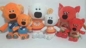 Мишки Мимимишки мультфильм герои мягкие музыкальные игрушки 20см и 30см