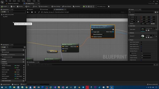 12 - Генератор объектов колько Мэшей. ОСНОВЫ BLUEPRINTS Unreal Engine 5 Александр Семенко