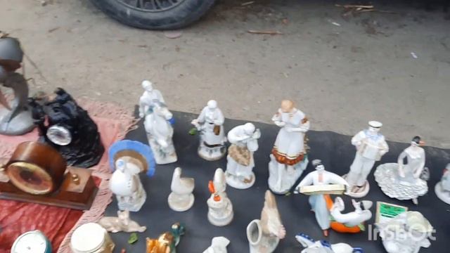 Барахолка Киев. Удивительные фарфоровые статуэтки! Всего много!