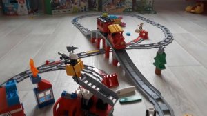 Электромеханический конструктор LEGO DUPLO 10874 Поезд на паровой тяге