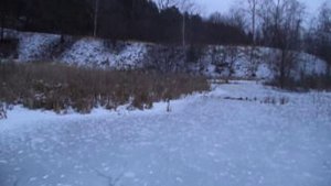 Пострелушки на стрельбище зимой.