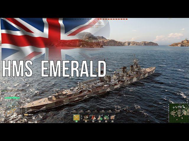 Британский легкий крейсер Emerald в WORLD OF WARSHIPS. Прохождение ВОРЛД ОФ ВАРШИПС