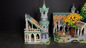 LEGO 2023 Lord Of The Rings D2C Rivendell 10316 Review! 6,000+ PIECES!