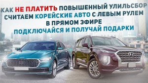 Прямая трансляция. Рассчитываем стоимость автомобилей без уплаты утильсбора