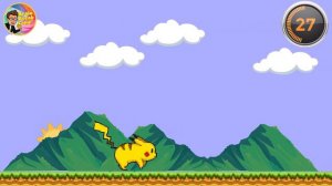 🐹 Pokemon 🐹 Pikachu Run 🐹 Fitness Run | Brain Break | GoNoodle Inspired