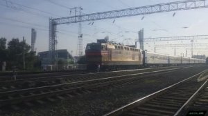 ЧС4Т-593, ВЛ60К-1837 с приветливыми машинистами