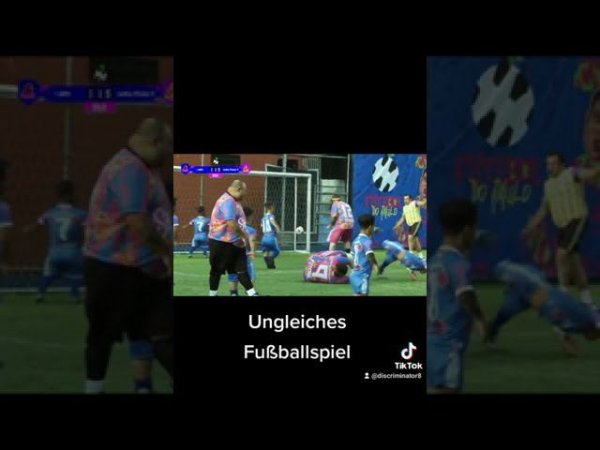 Ungleiches Fußballspiel @DJ-Discriminator-sperrer