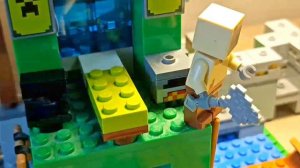 LEGO Minecraft обычный день Стива (stop motion animation)
