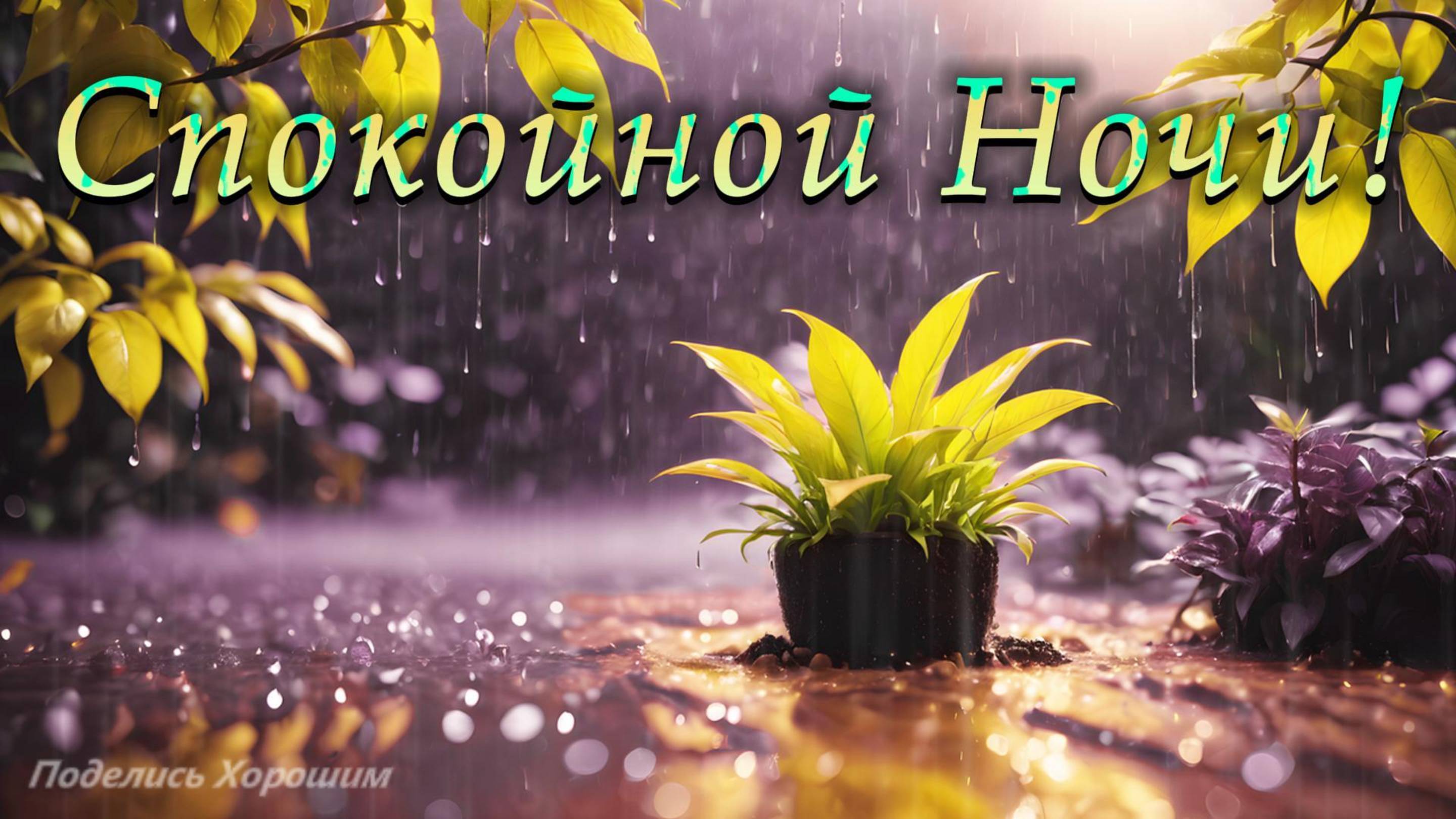 Спокойной Ночи! Музыкальная открытка.