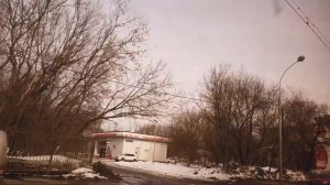 25 маршрут трамвая. 12.03.2021 год. Москва.