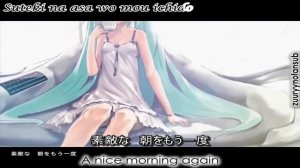 Hatsune Miku - Last Night Good Night VOCALOID English subtitles & lyrics