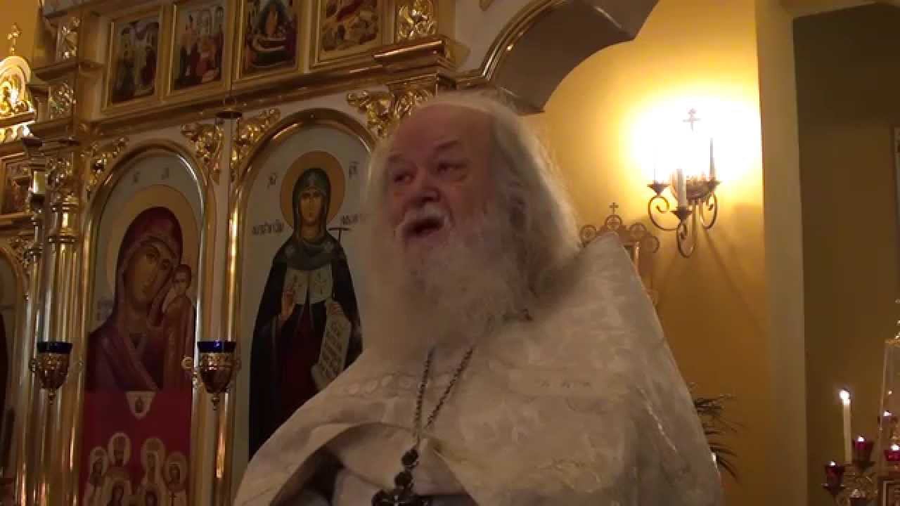 Проповедь о. Валериана Кречетова 05.04.15 смотреть онлайн