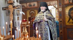 🕊️ Храм Благовещения Воздвижение Честного и Животворящего Креста Господня.Проповедь о.Никиты.