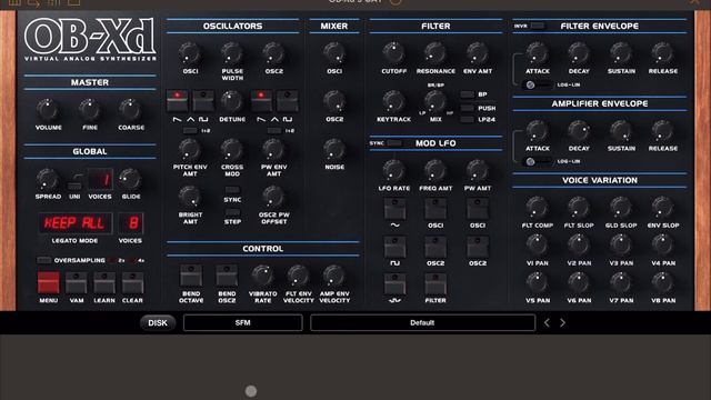 DiscoDSP OB-XD v3 Synth Overview