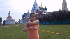 Мажоретки. Техника работы с батоном 4 уровень