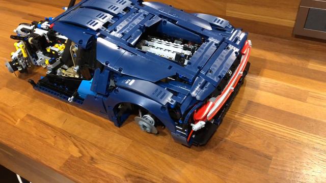 LEGO Technic 42083 Bugatti Chiron remote-Part2 смотреть онлайн