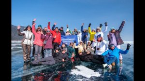 #БизнесПеревал на льдах Байкала