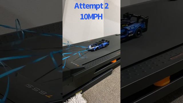 Lego Technic Mclaren going 10MPH on treadmill🤯 #shorts￼