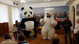 Panda and Polar Bear at a charity event for children with disabilities!