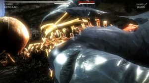 Mortal Kombat XL - All Fatalities & X-Rays on Platinum Jason Voorhees Costume Mod 4K Gameplay Mods