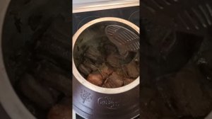 Шурпа в Афганском казане на плите.