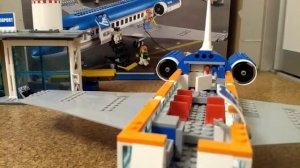 Обзор набора Lego CITY Аэропорт пассажирский  Терминал 60104