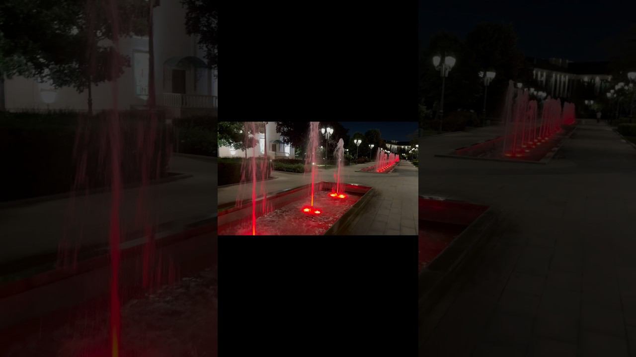 Парк рядом с мечетью ♥️Чечни. смотреть онлайн