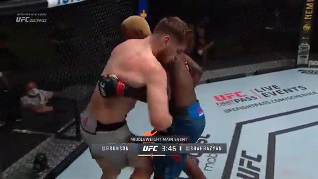 UFC Vegas 36 Free Fight Derek Brunson vs Edmen Shahbazyan