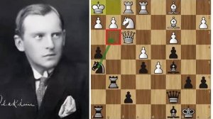 Конь-БУЦЕФАЛ пробивает копытом! Красивая победа АЛЕХИНА! Шахматы.