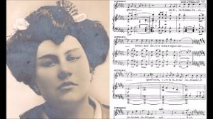 GREAT SINGING - Emmy Destinn- Puccini, Che tua madre (score)