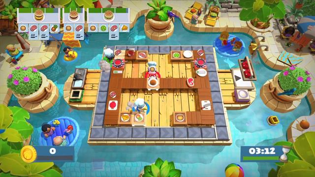 Let's play Overcooked 2 Surf & Turf смотреть онлайн