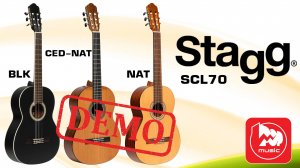 Классическая гитара STAGG SCL70-NAT - демонстрация звучания