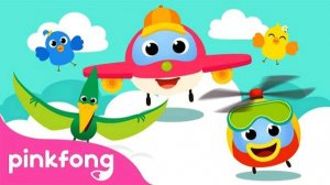 Airplane Flying with Friends | Car Songs for Kids | Pinkfong Baby Shark Official