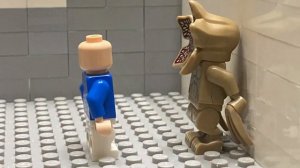 Eleven Defeats The Demogorgon Scene In Lego (Stranger Things)