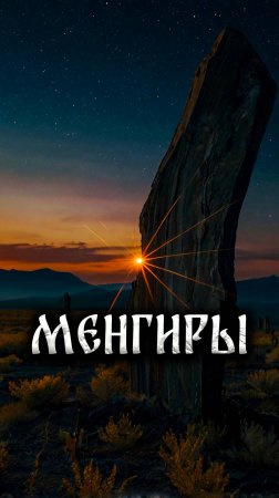 МЕНГИРЫ!