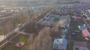 Коттеджный клуб ВОЛГА видео 2021 года с квадрокоптера