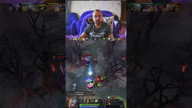 Засейвился на Омнике) #shorts #dota2 #games